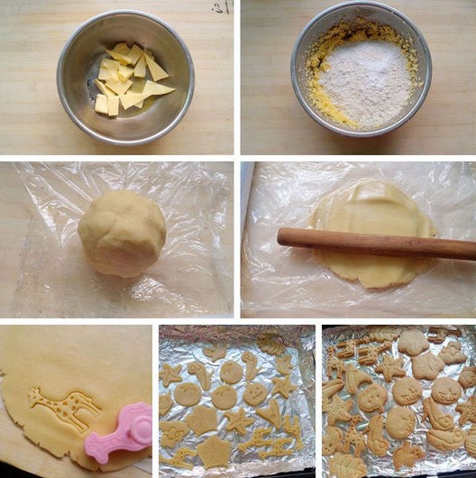 宝妈贴心教程：奶香四溢的可爱造型小饼干