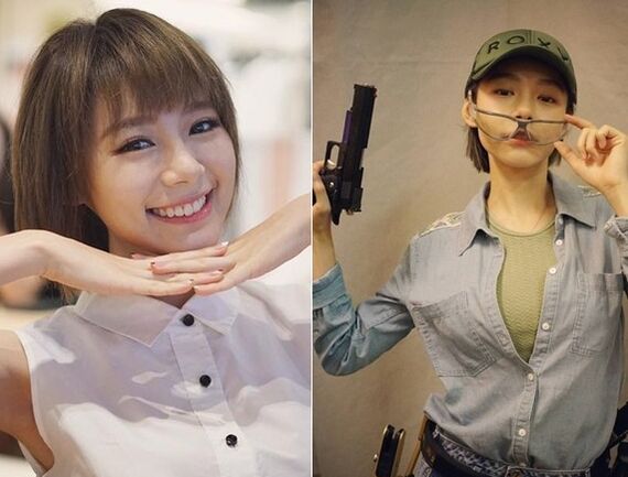 女星拍戏受伤血流半边脸 沿鼻子流进嘴里