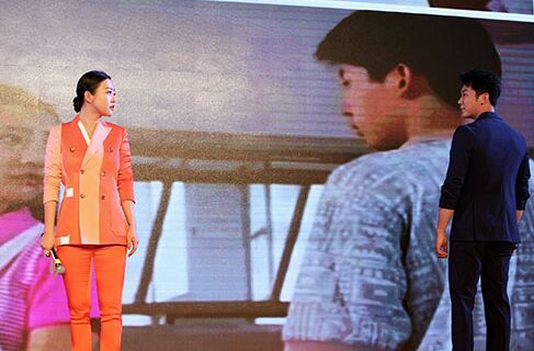 《梦想合伙人》开发布会 郝蕾李晨19年后再合作